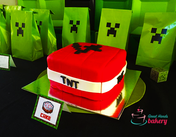 TNT – Twin Birthday Cake
